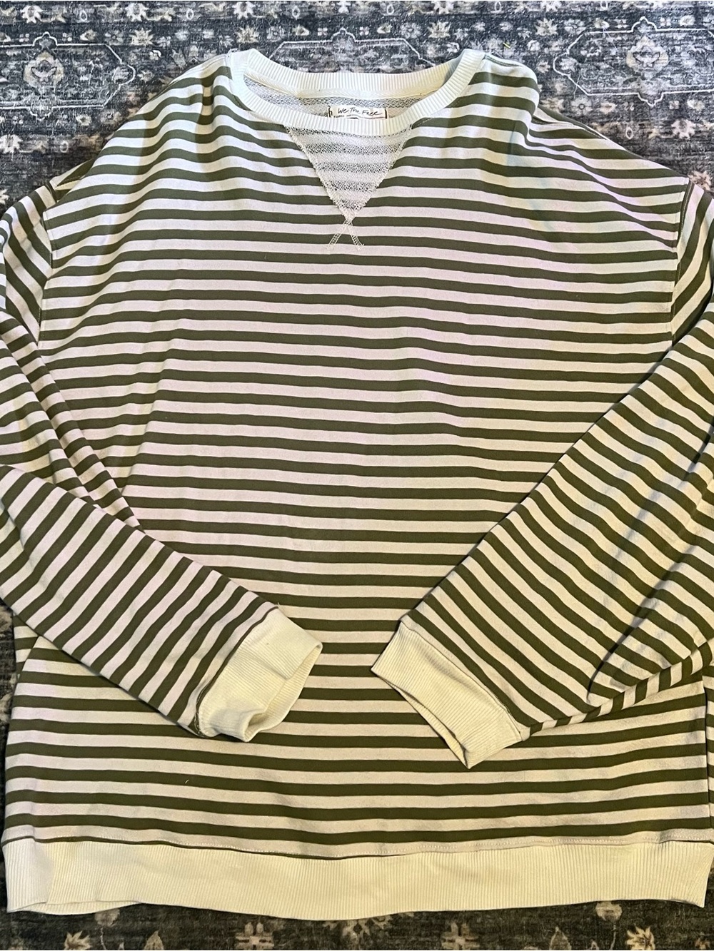 We The Free Stripe Pullover